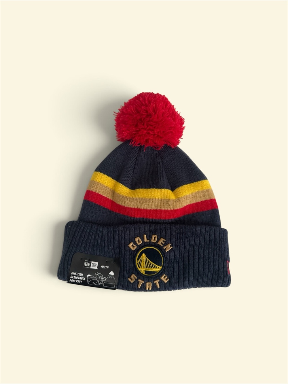 NWT! Youth NBA Golden State Warriors Beanie